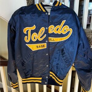 Toledo Baseball Jacket - Navy and Yellow
